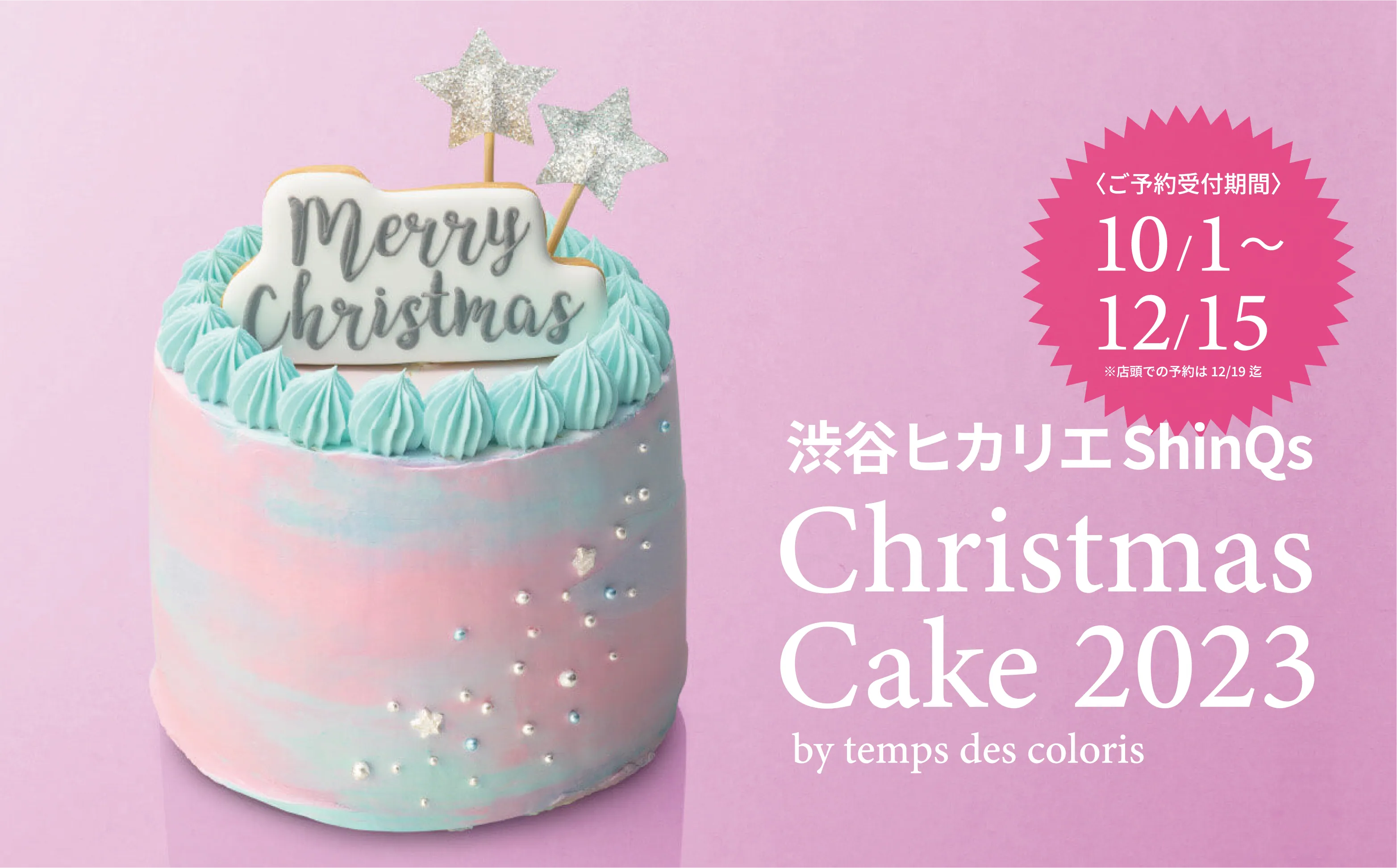 Christmas cake TOKYU
